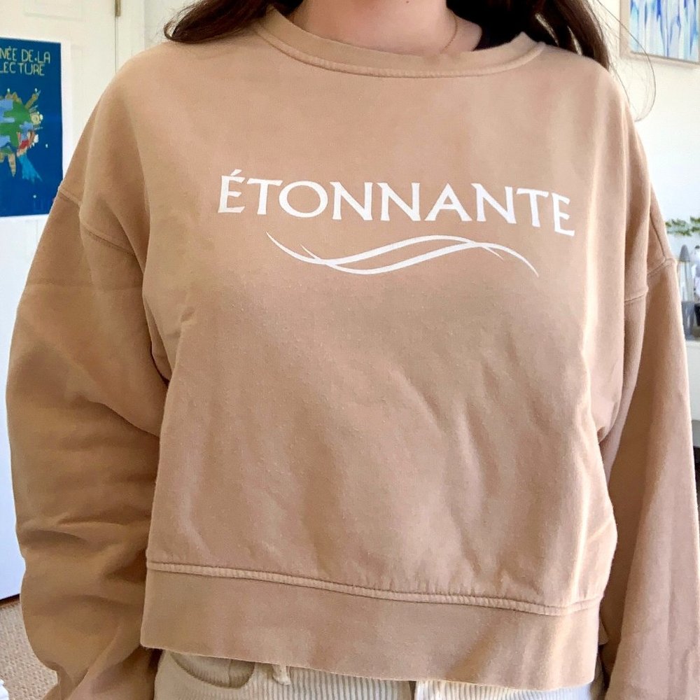 Nude sweatshirt - Etonnante